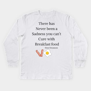 Ron Swanson quote Kids Long Sleeve T-Shirt